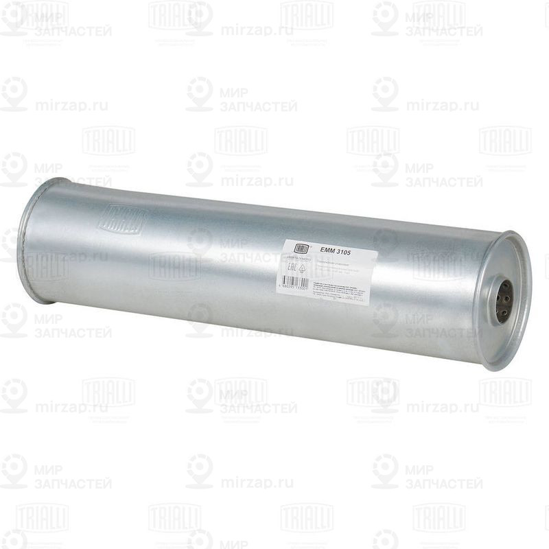 Средний / конечный глушитель ОГ TRIALLI EMM3105
