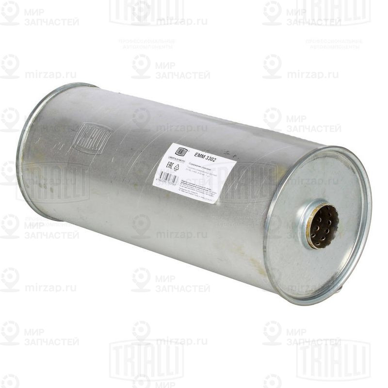 Средний / конечный глушитель ОГ TRIALLI EMM3302