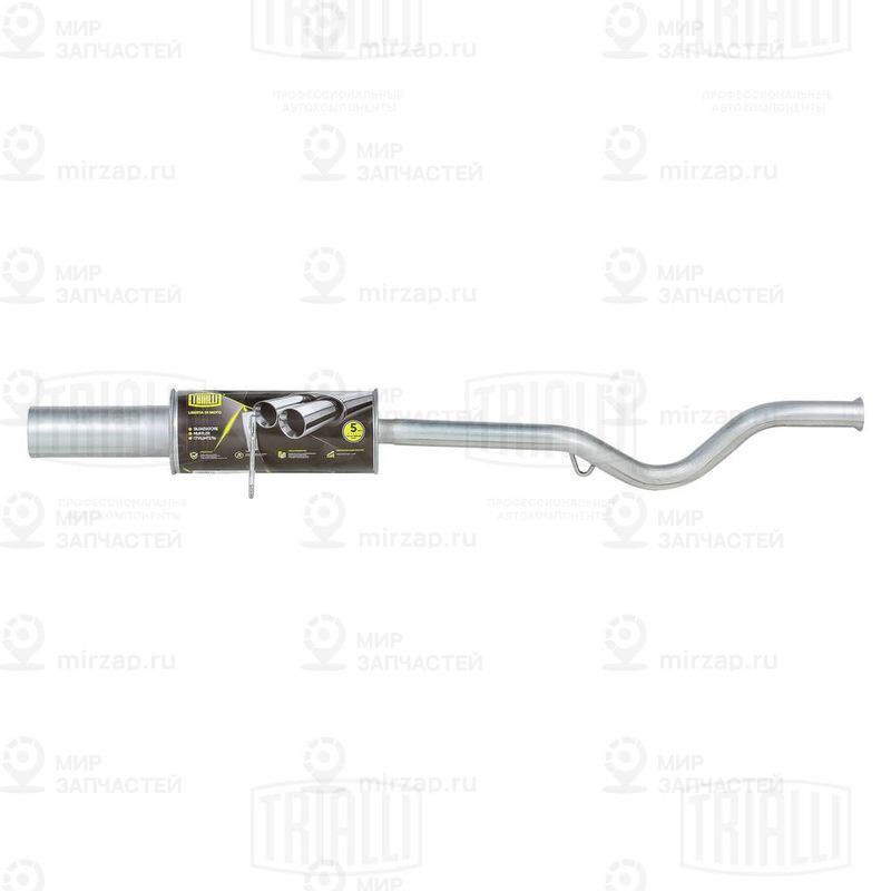 Глушитель выхлопных газов конечный TRIALLI EMM4004