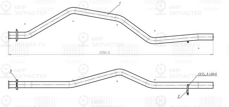 Запчасть TRIALLI ERP0306