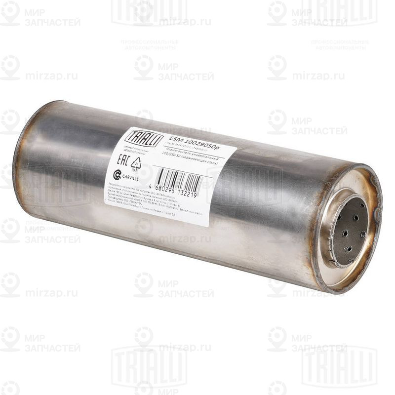 Предглушитель выхлопных газов, универсальный TRIALLI ESM10029050P