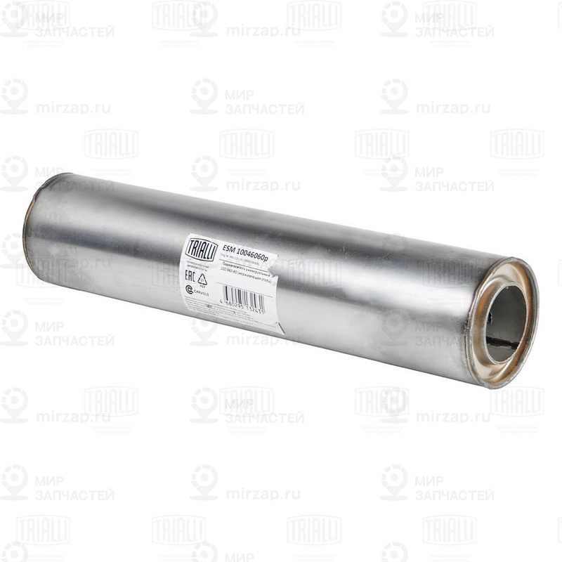Предглушитель выхлопных газов, универсальный TRIALLI ESM10046060P