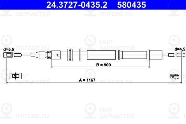 Запчасть ATE 24372704352
