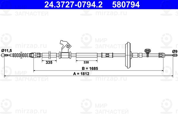 Запчасть ATE 24372707942