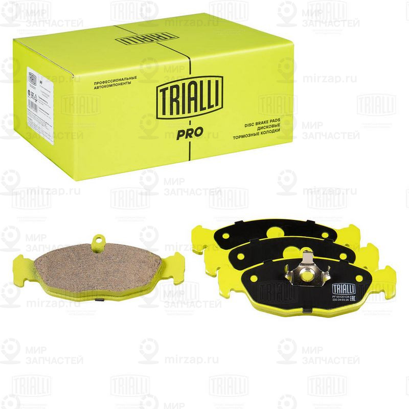Комплект тормозных колодок, дисковый тормоз TRIALLI PF051201CR