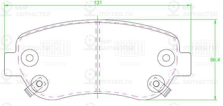 Запчасть TRIALLI PF2308