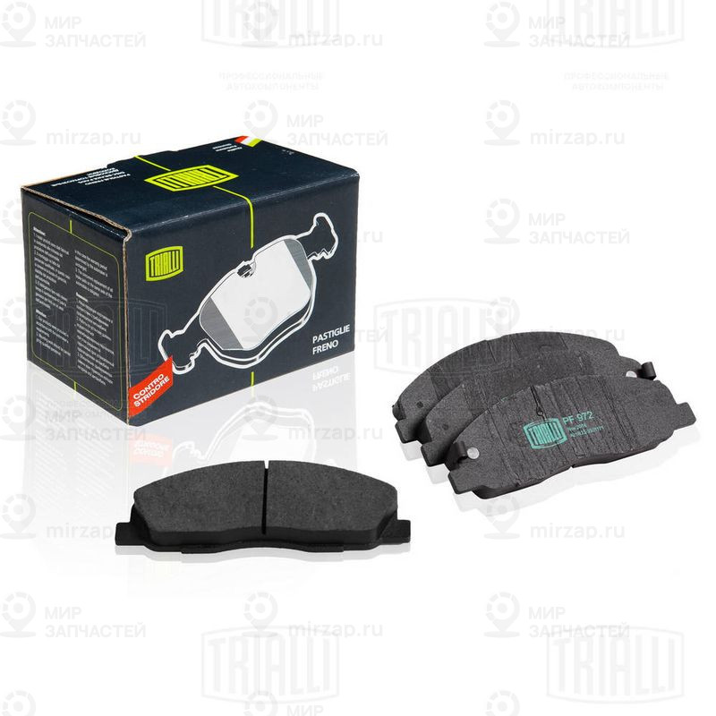 Комплект тормозных колодок, дисковый тормоз TRIALLI PF972
