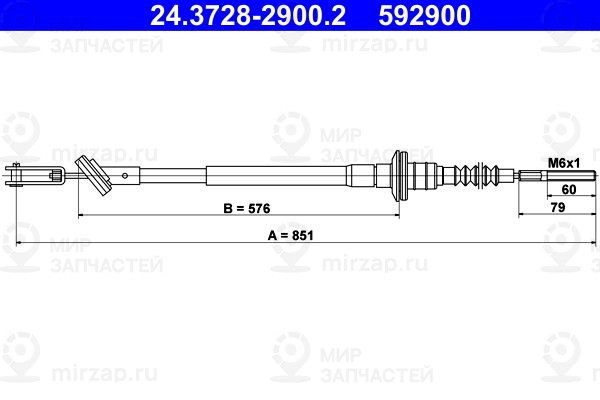 Запчасть ATE 24372829002