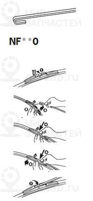 Щетка стеклоочистителя TRICO NF430
