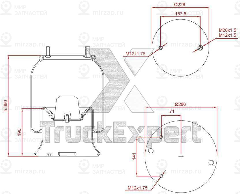 Запчасть TRUCKEXPERT ED14159K05