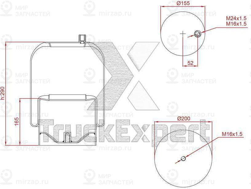 Запчасть TRUCKEXPERT ED14390K01