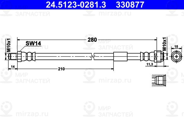 Запчасть ATE 24512302813