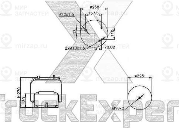 Запчасть TRUCKEXPERT ED1836K10