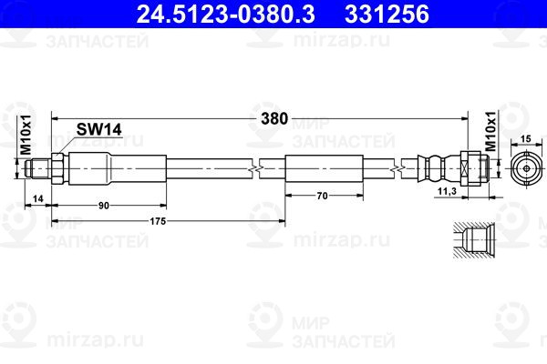 Запчасть ATE 24512303803