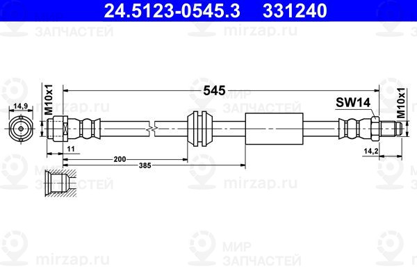 Запчасть ATE 24512305453