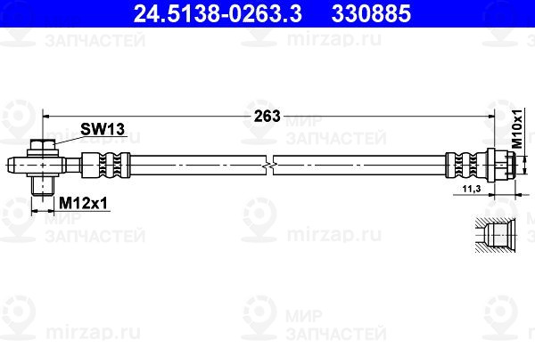 Запчасть ATE 24513802633