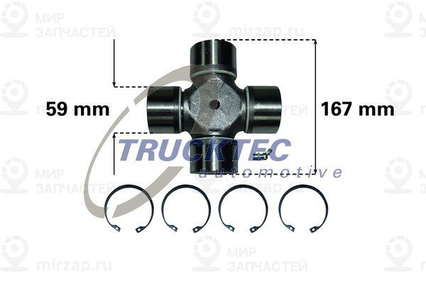 Запчасть TRUCKTEC AUTOMOTIVE 0334012