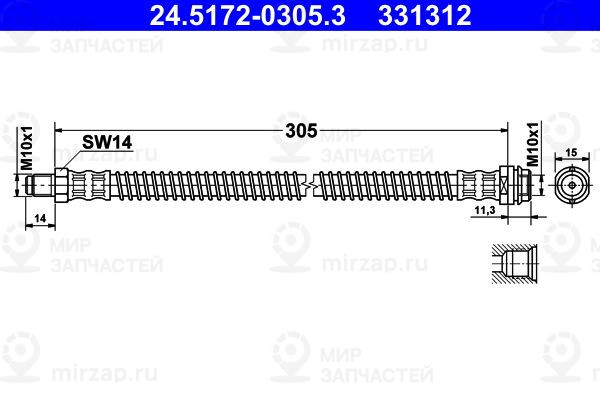 Запчасть ATE 24517203053