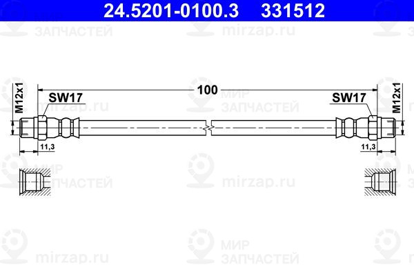 Запчасть ATE 24520101003