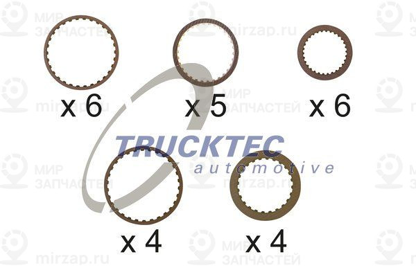 Запчасть TRUCKTEC AUTOMOTIVE 0825050