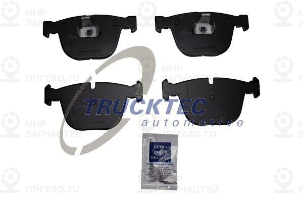 Комплект тормозных колодок, дисковый тормоз TRUCKTEC AUTOMOTIVE 0834156