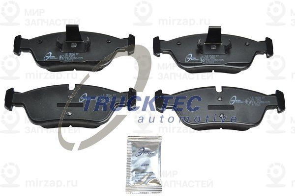 Комплект тормозных колодок, дисковый тормоз TRUCKTEC AUTOMOTIVE 0835006