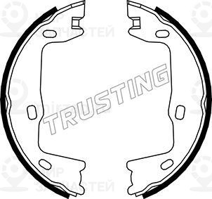 Комплект тормозных колодок, стояночная тормозная система TRUSTING 073159