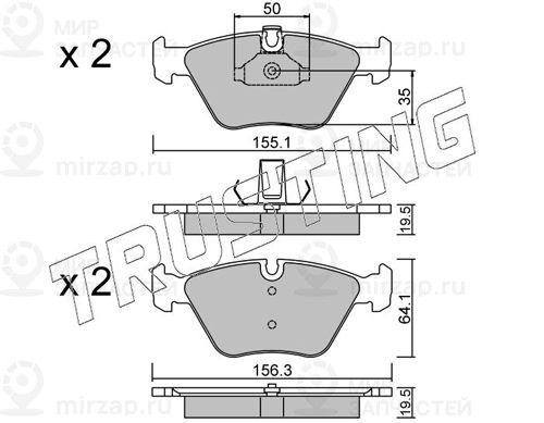 Запчасть TRUSTING 2160