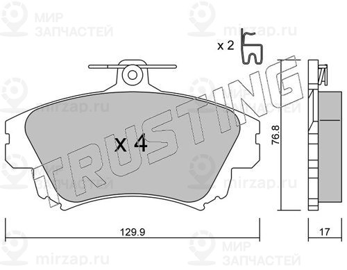 Запчасть TRUSTING 2950