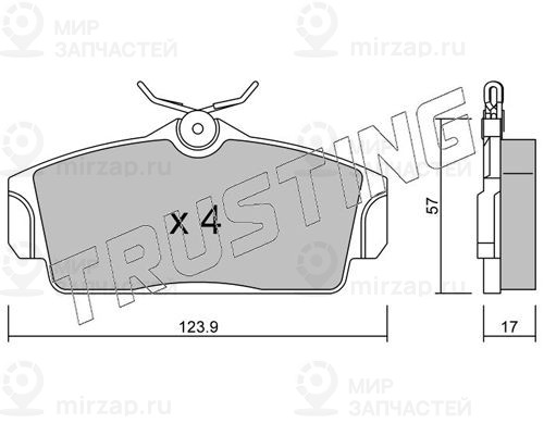 Запчасть TRUSTING 3140