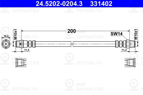 Запчасть ATE 24520202043