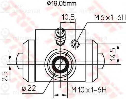 Запчасть TRW BWD113A