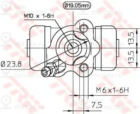 Запчасть TRW BWD266