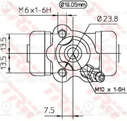 Запчасть TRW BWD267