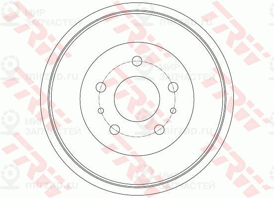 Тормозной барабан TRW DB4427