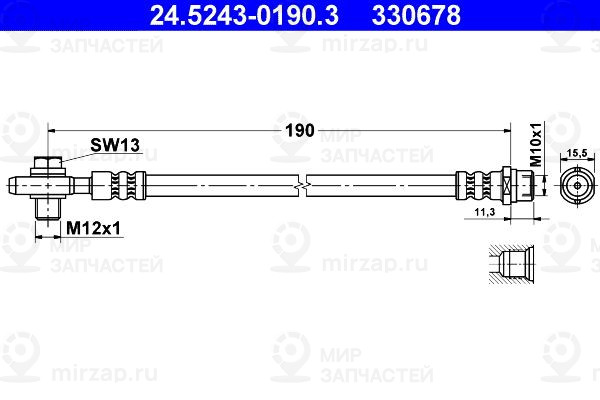 Запчасть ATE 24524301903