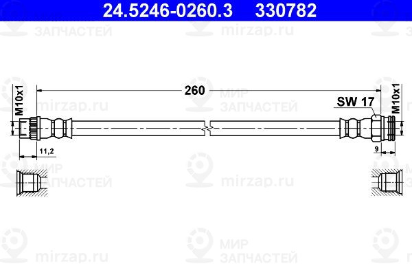 Запчасть ATE 24524602603