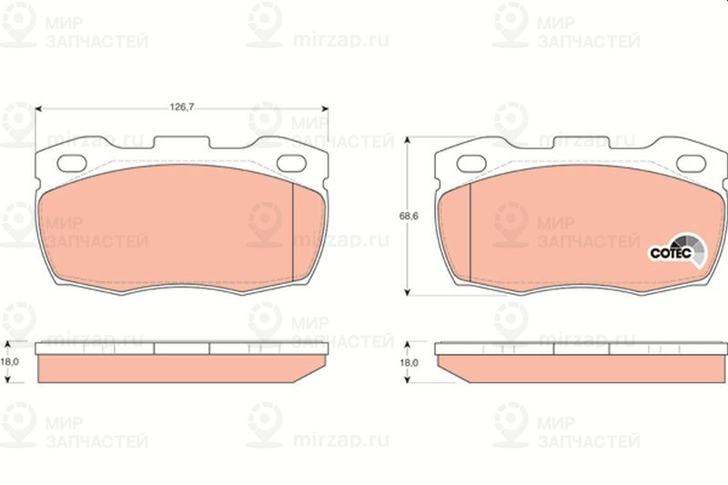 Запчасть TRW GDB1452