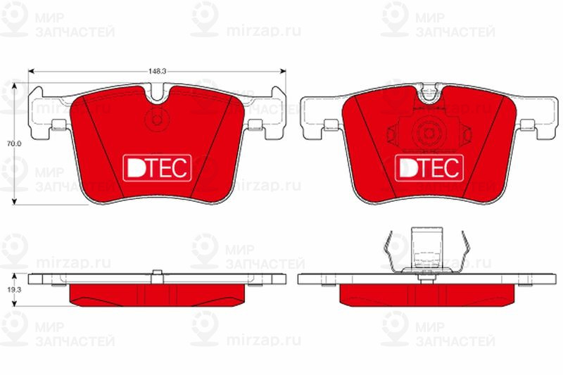 Запчасть TRW GDB1942DTE