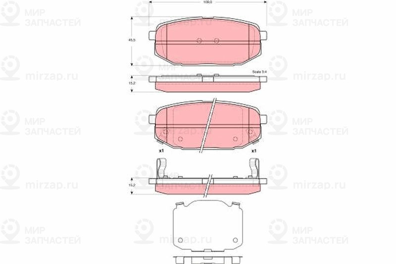 Запчасть TRW GDB3384