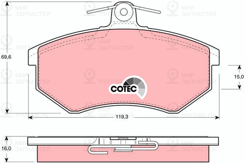 Запчасть TRW GDB430