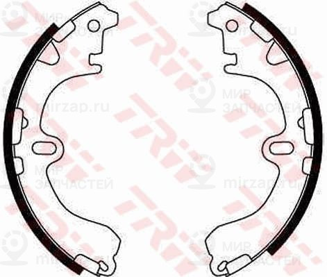 Комплект тормозных колодок TRW GS8291