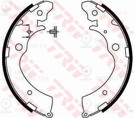 Комплект тормозных колодок TRW GS8559