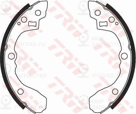 Комплект тормозных колодок TRW GS8692