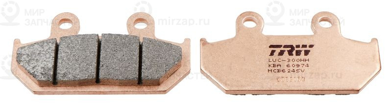 Комплект тормозных колодок, дисковый тормоз TRW MCB624SV
