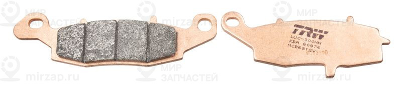 Комплект тормозных колодок, дисковый тормоз TRW MCB681SV