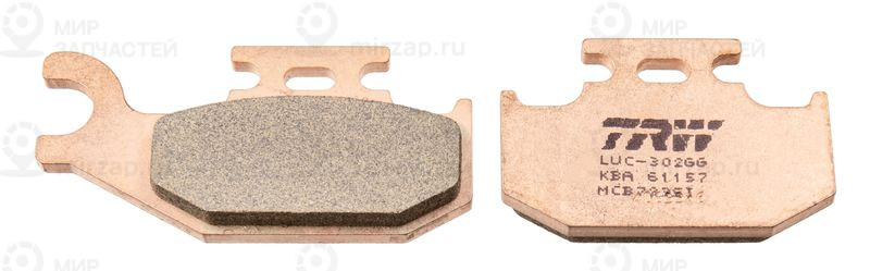 Комплект тормозных колодок, дисковый тормоз TRW MCB723SI