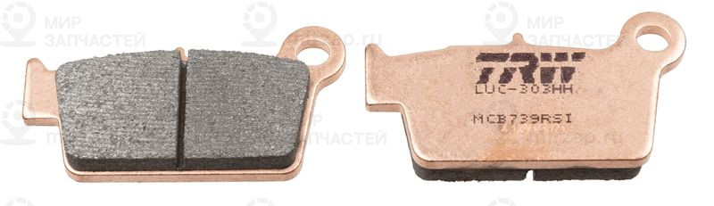 Комплект тормозных колодок, дисковый тормоз TRW MCB739RSI