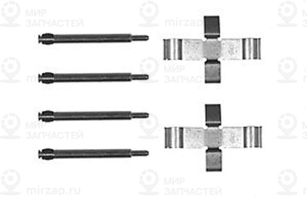 Комплектующие, колодки дискового тормоза TRW PFK51