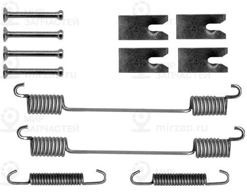 Комплектующие, тормозная колодка TRW SFK371